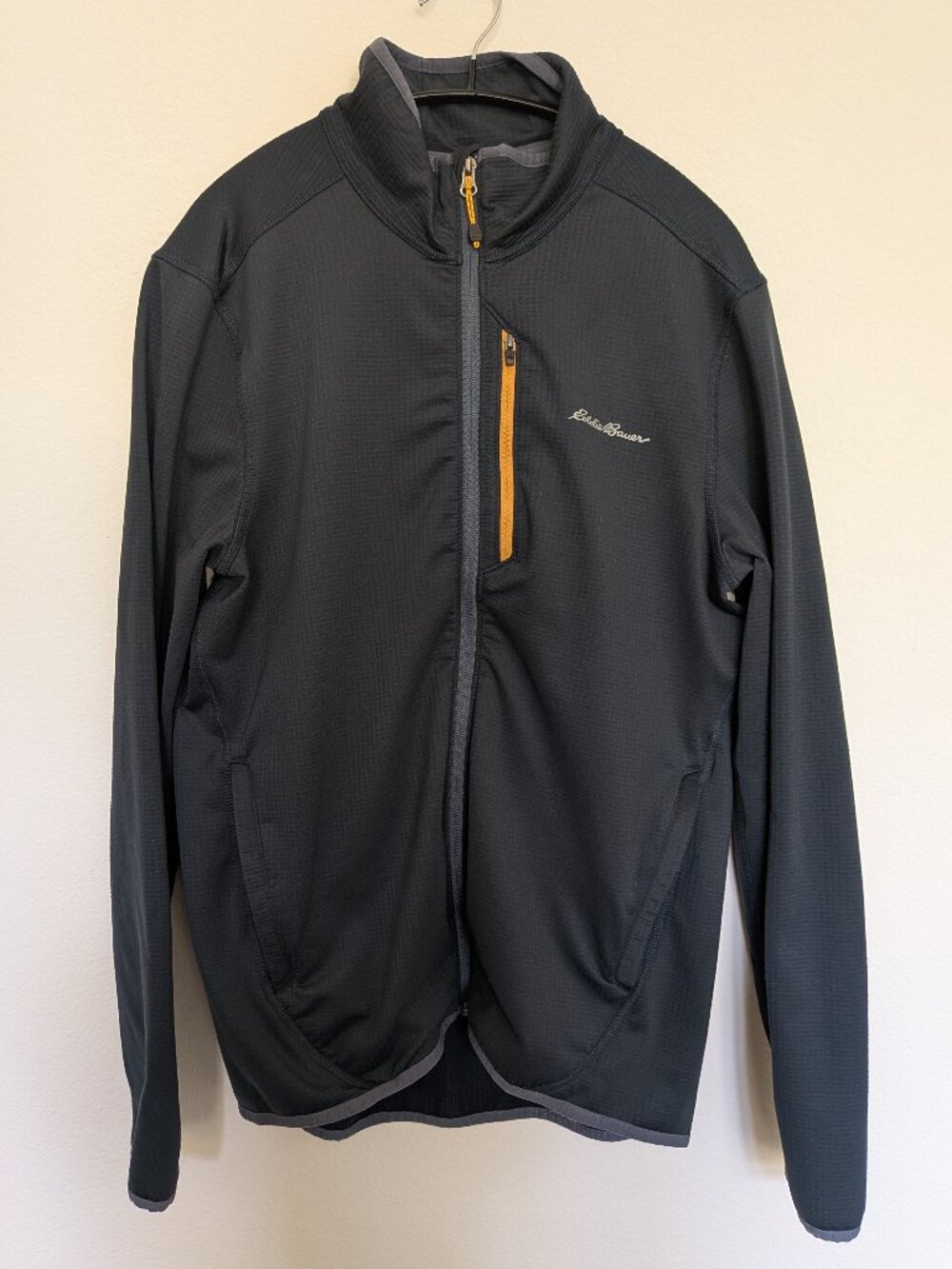 Eddie Bauer First Ascent grid fleece jacket Size Medium